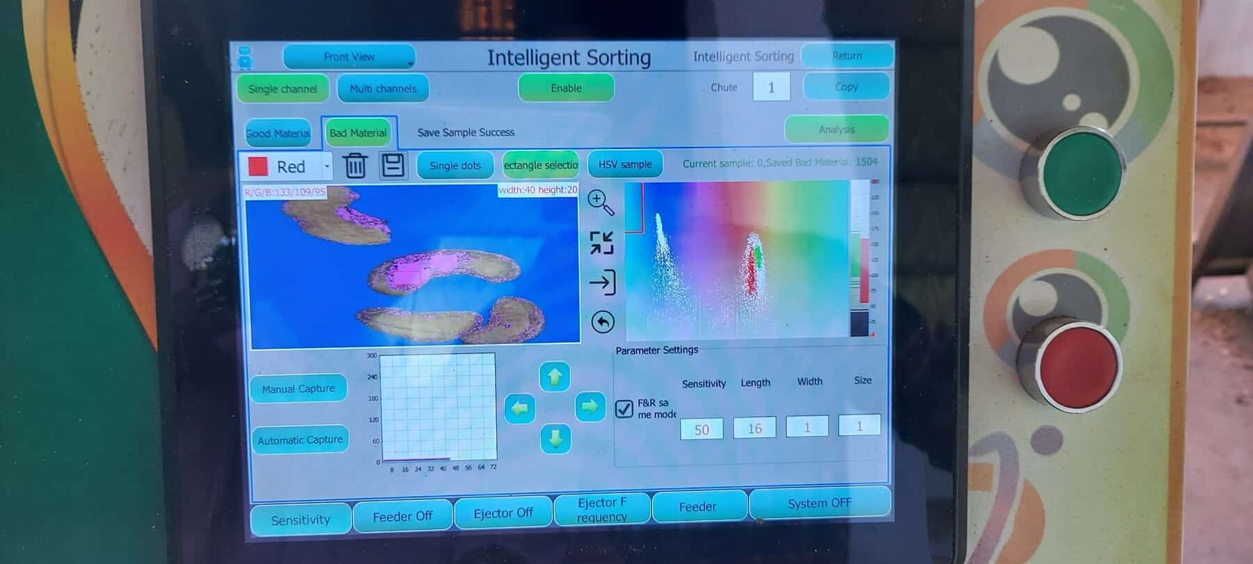 Cashew Color Sorter